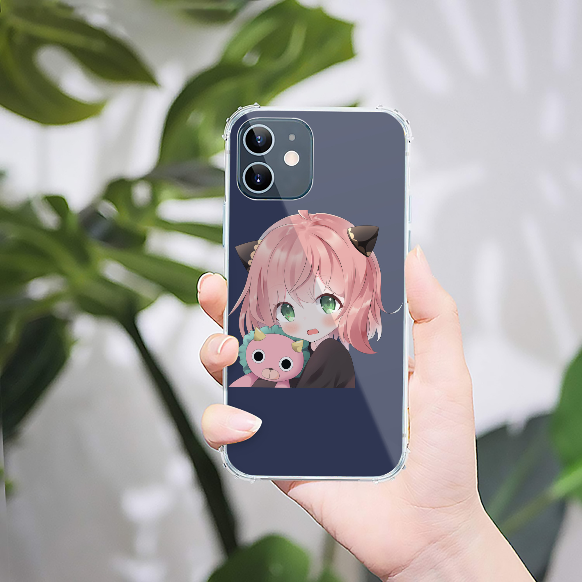 （画像用） SPY×FAMILY间谍家家酒 【iPhone 12シリーズ対応】透明スマホケース（クリアソフトケース）